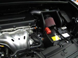 Toyota Matrix Performance Air Intake - K&N Engineering - Typhoon Short Ram - Silver - `08-`13